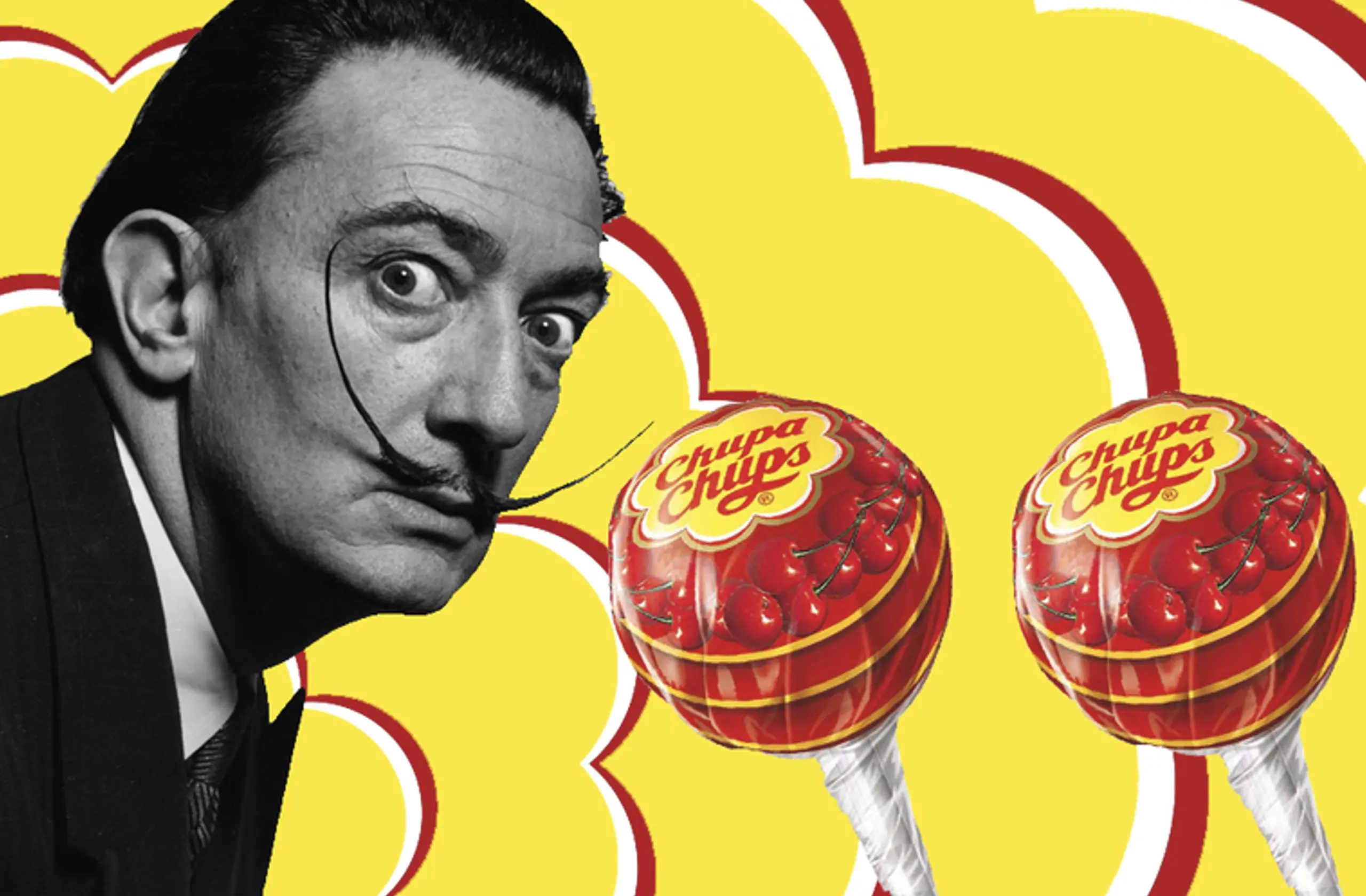 DALI DESIGNED THE CHUPA CHUPS LOGO IN AN HOUR