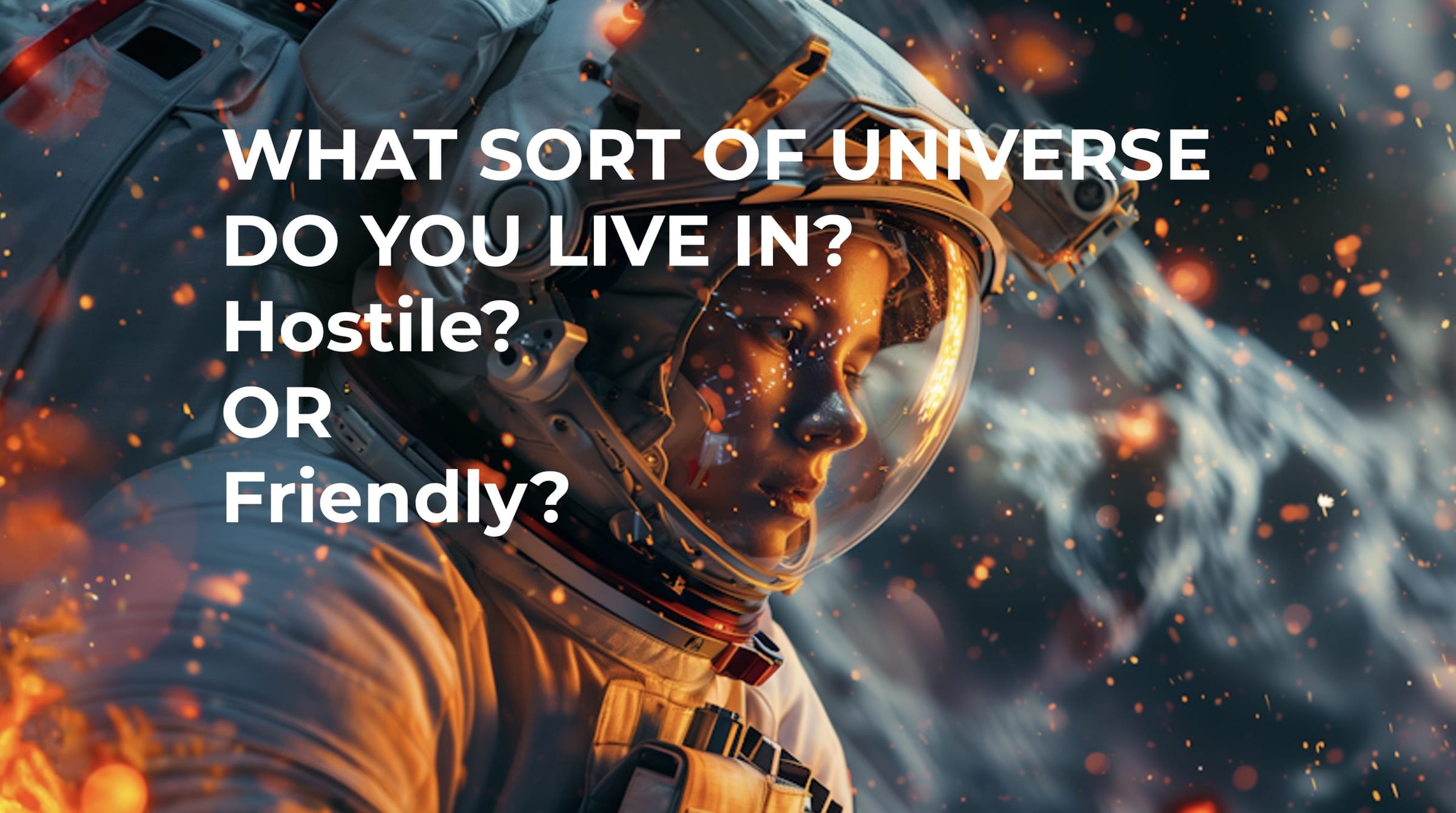 DO YOU LIVE IN A FRIENDLY OR HOSTILE UNIVERSE?