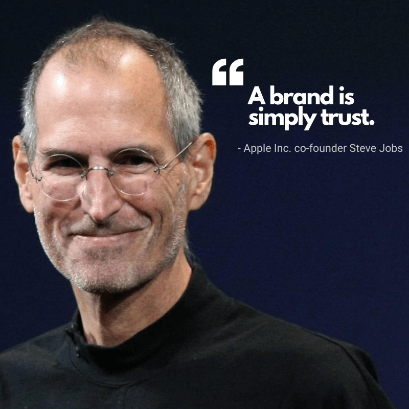 A brand is simply trust
