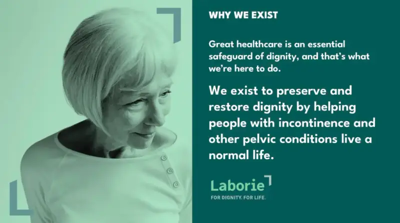 I branded Laborie in 2021 with this Purpose Statement.